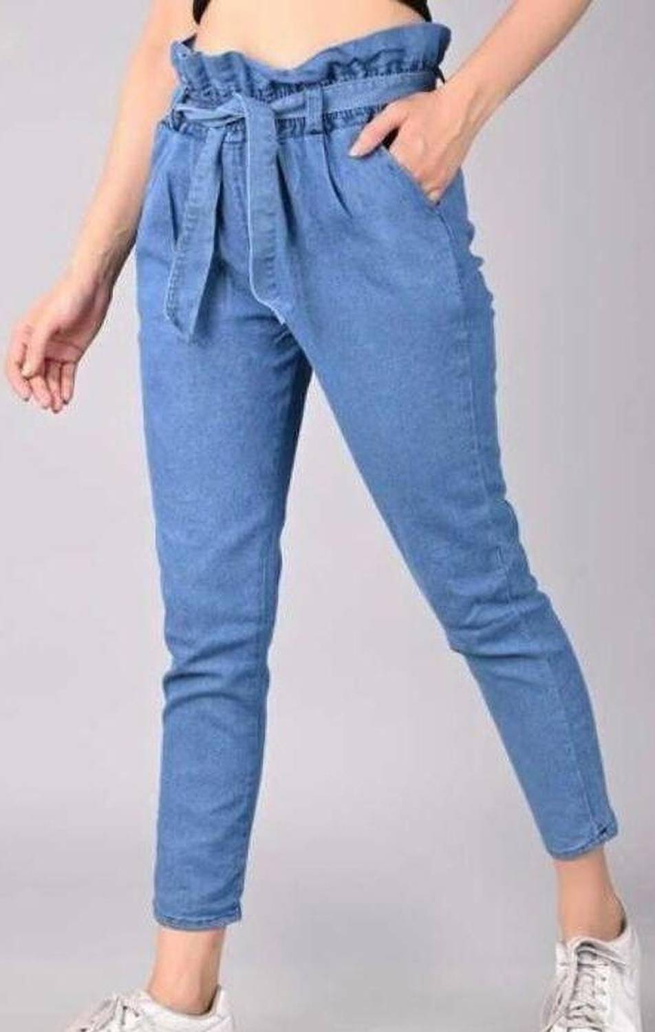 Brakat Jogger Fit Women Blue Jeans