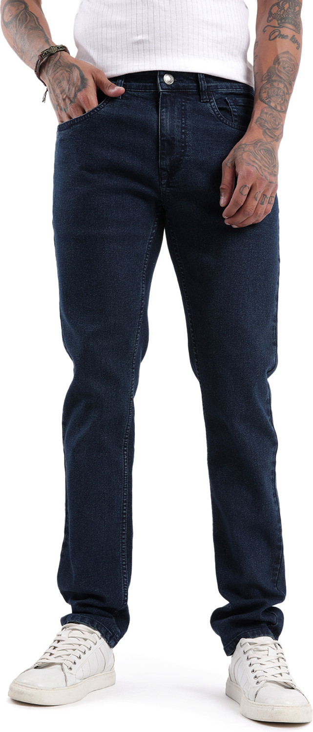 Image of WROGN Slim Men Blue Jeans