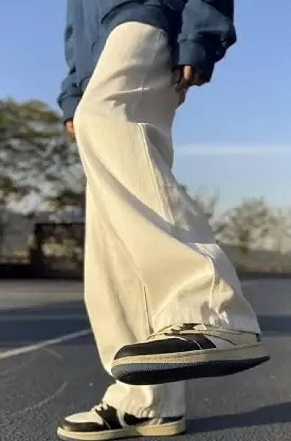 FashionForward Loose Fit Men White Jeans - Image 3