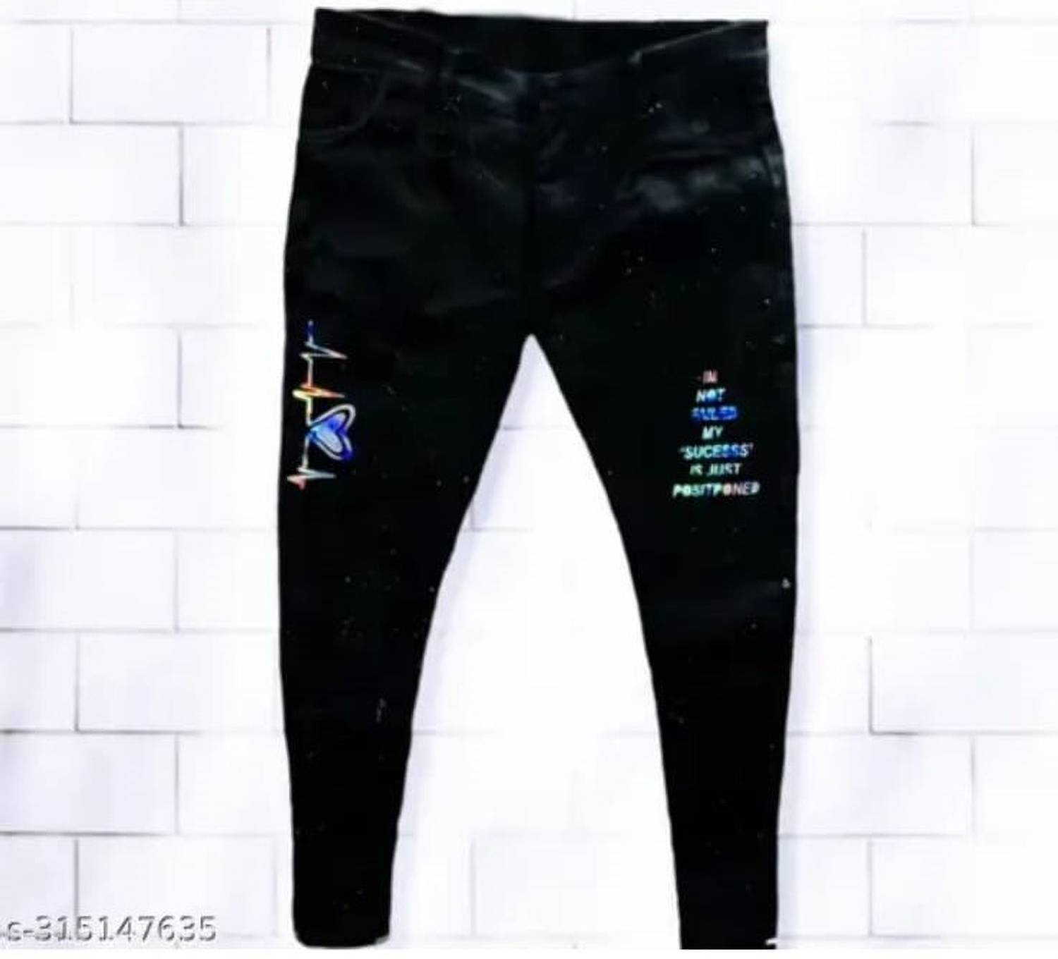 CAMFITS Slim Men Black Jeans