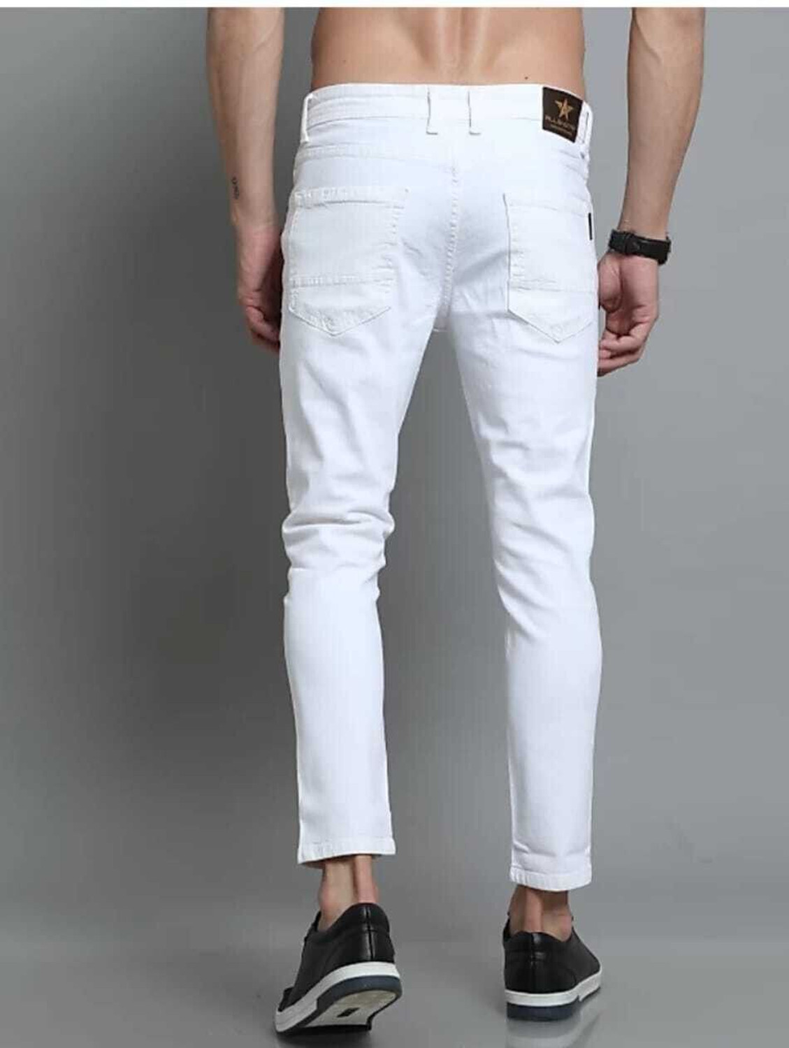Image of hotlist Regular Men White Jeans
