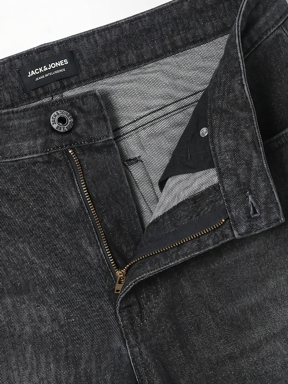 Image of JACK & JONES Regular Men Grey Jeans