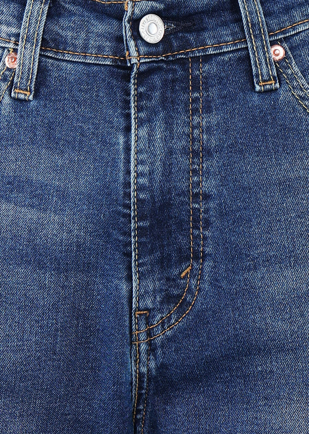Image of LEVI'S Straight Fit Men Dark Blue Jeans