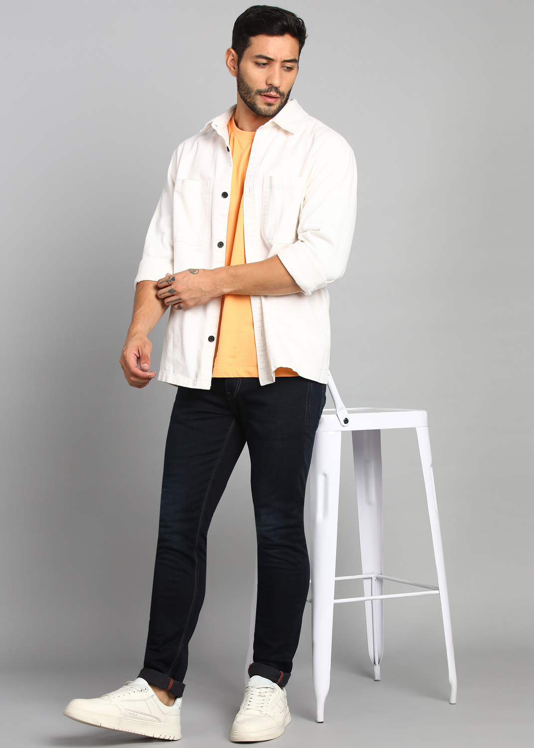 Image of KILLER Skinny Men Dark Blue Jeans