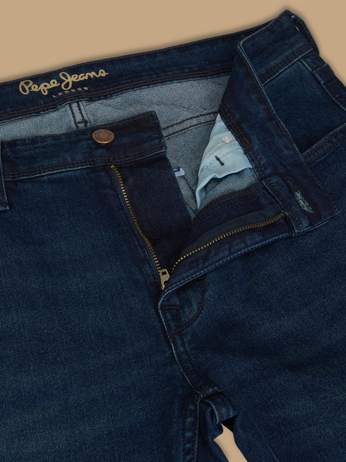 Image of Pepe Jeans Slim Men Dark Blue Jeans