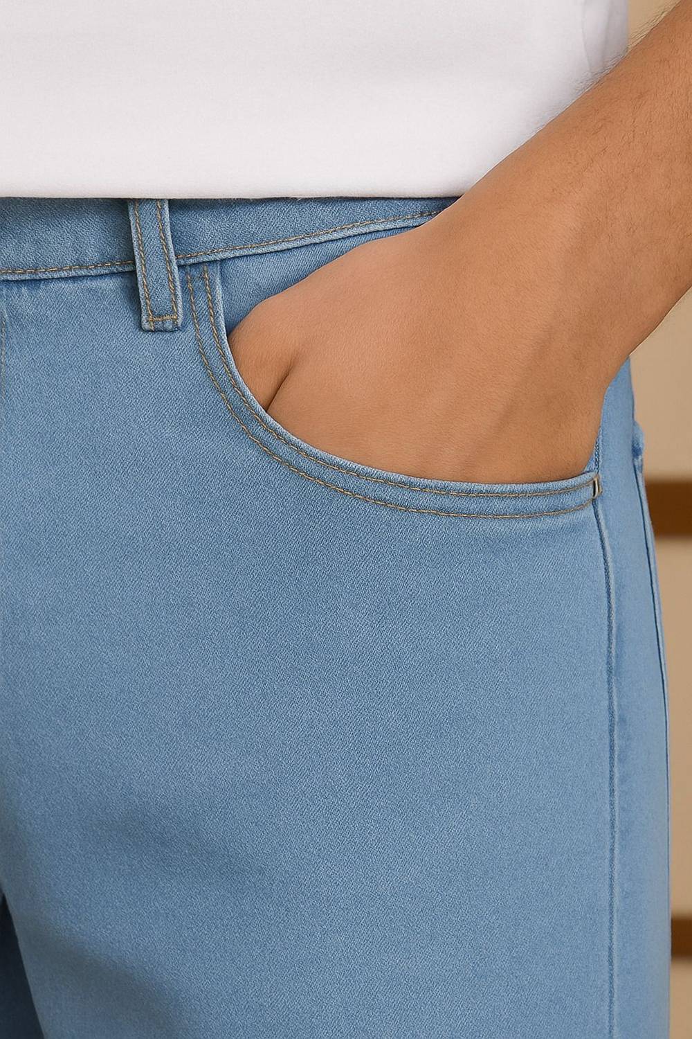 Clyver Straight Fit Men Blue Jeans - Image 5