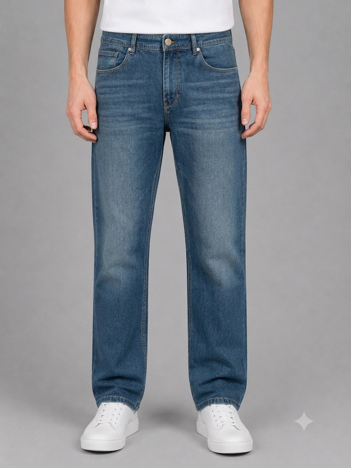Image of NUMERO UNO Regular Men Blue Jeans