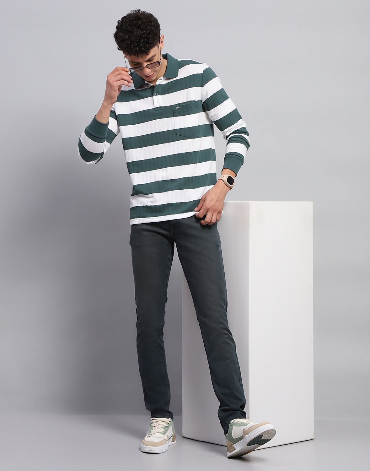 Image of MONTE CARLO Slim Men Blue Jeans