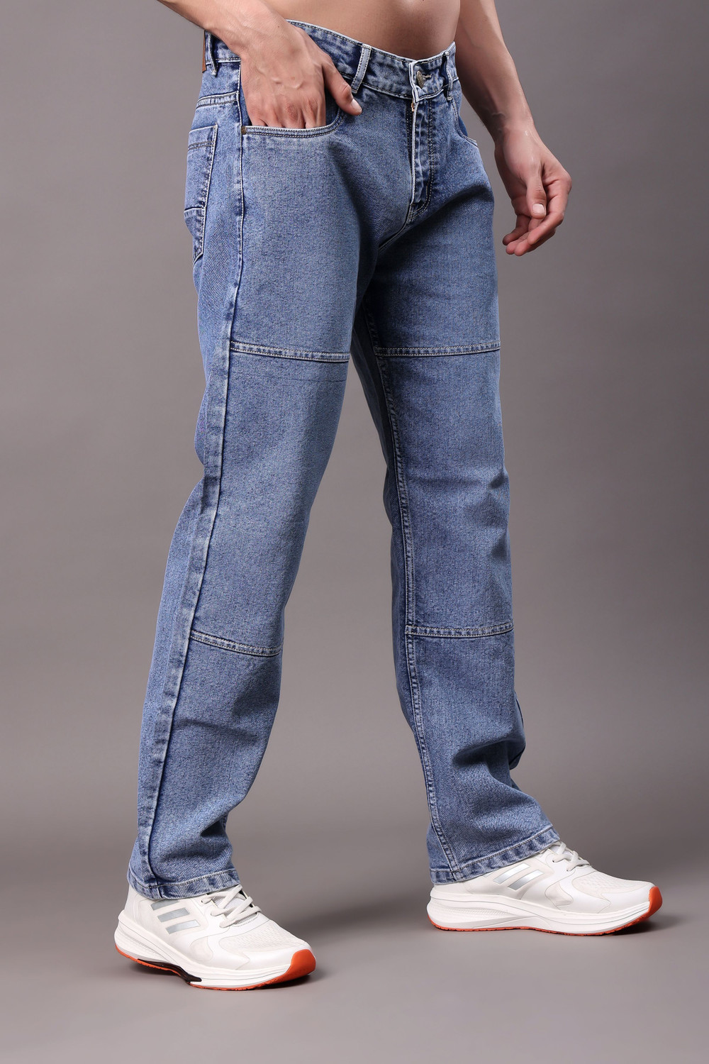 Image of ZAYSH Regular Men Blue Jeans