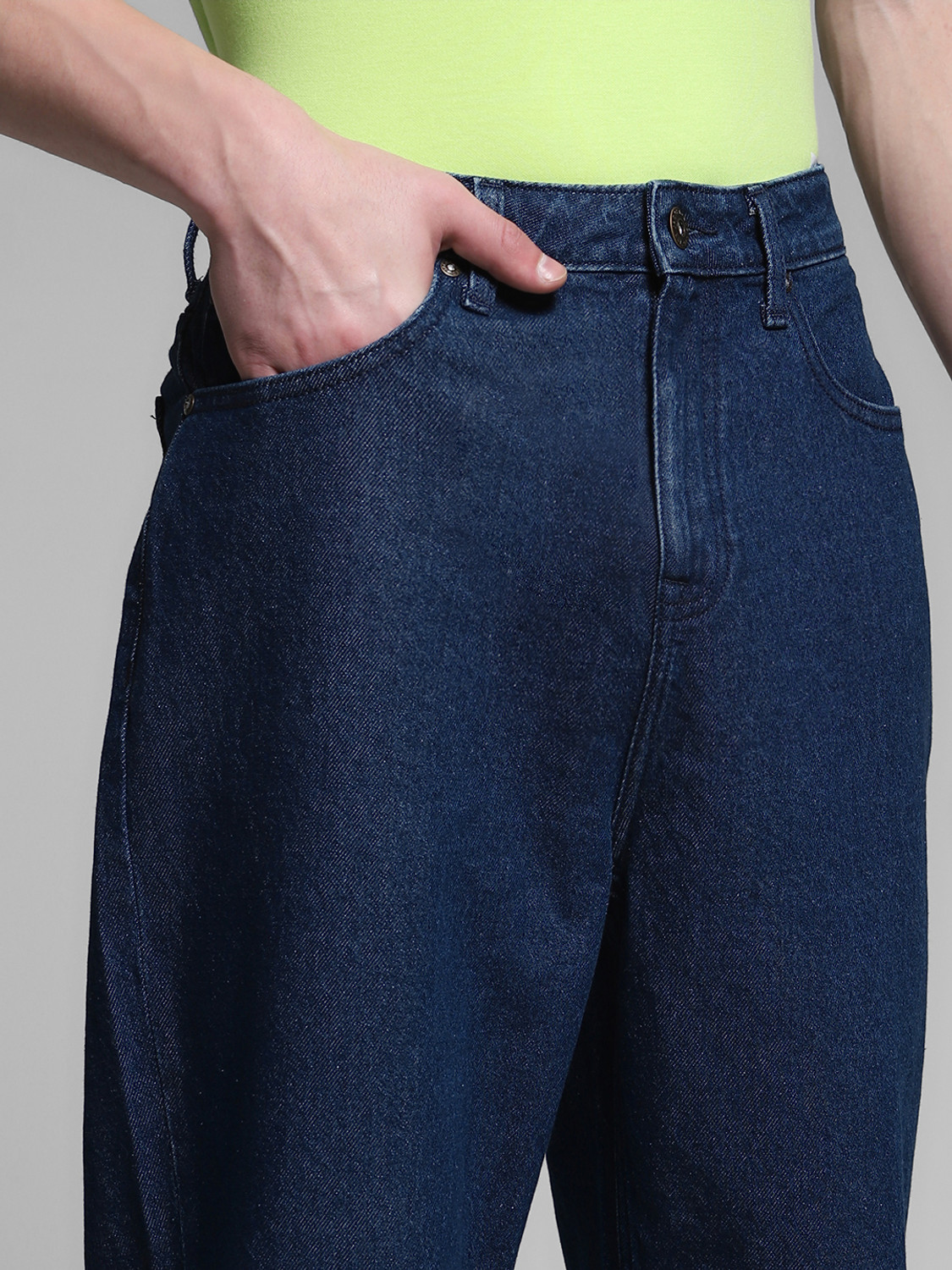 Image of JACK & JONES Loose Fit Men Dark Blue Jeans