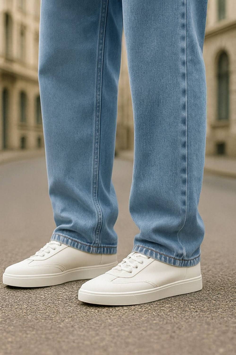 INDIGOX Straight Fit Men Light Blue Jeans