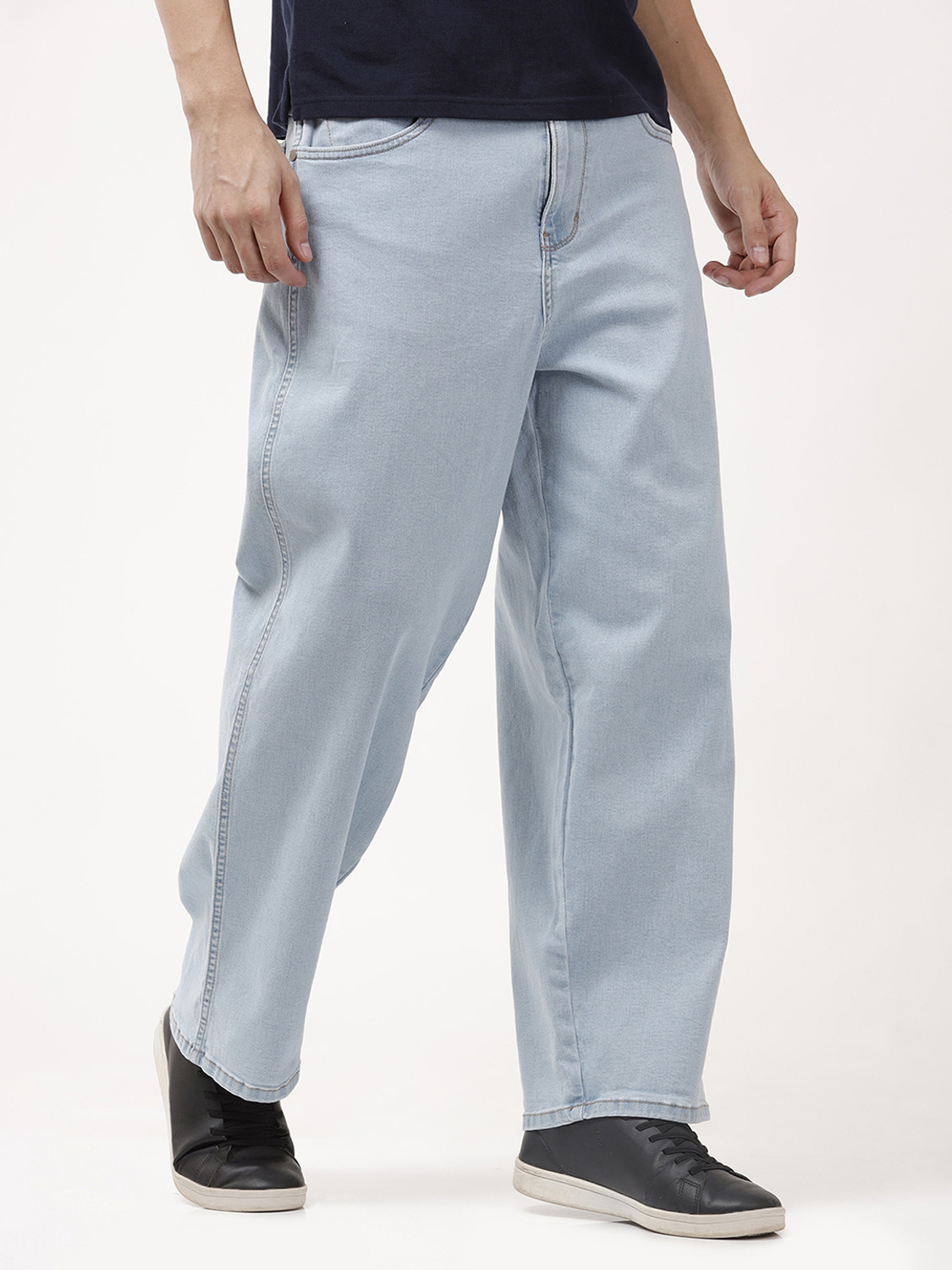 Image of Wrangler Loose Fit Men Blue Jeans
