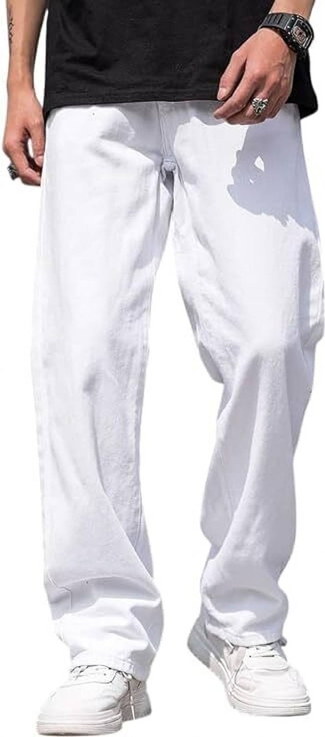 CABRRR Loose Fit Men White Jeans - Image 3