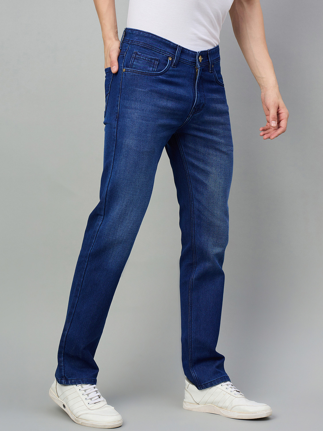 Image of DUKE Regular Men Blue Jeans
