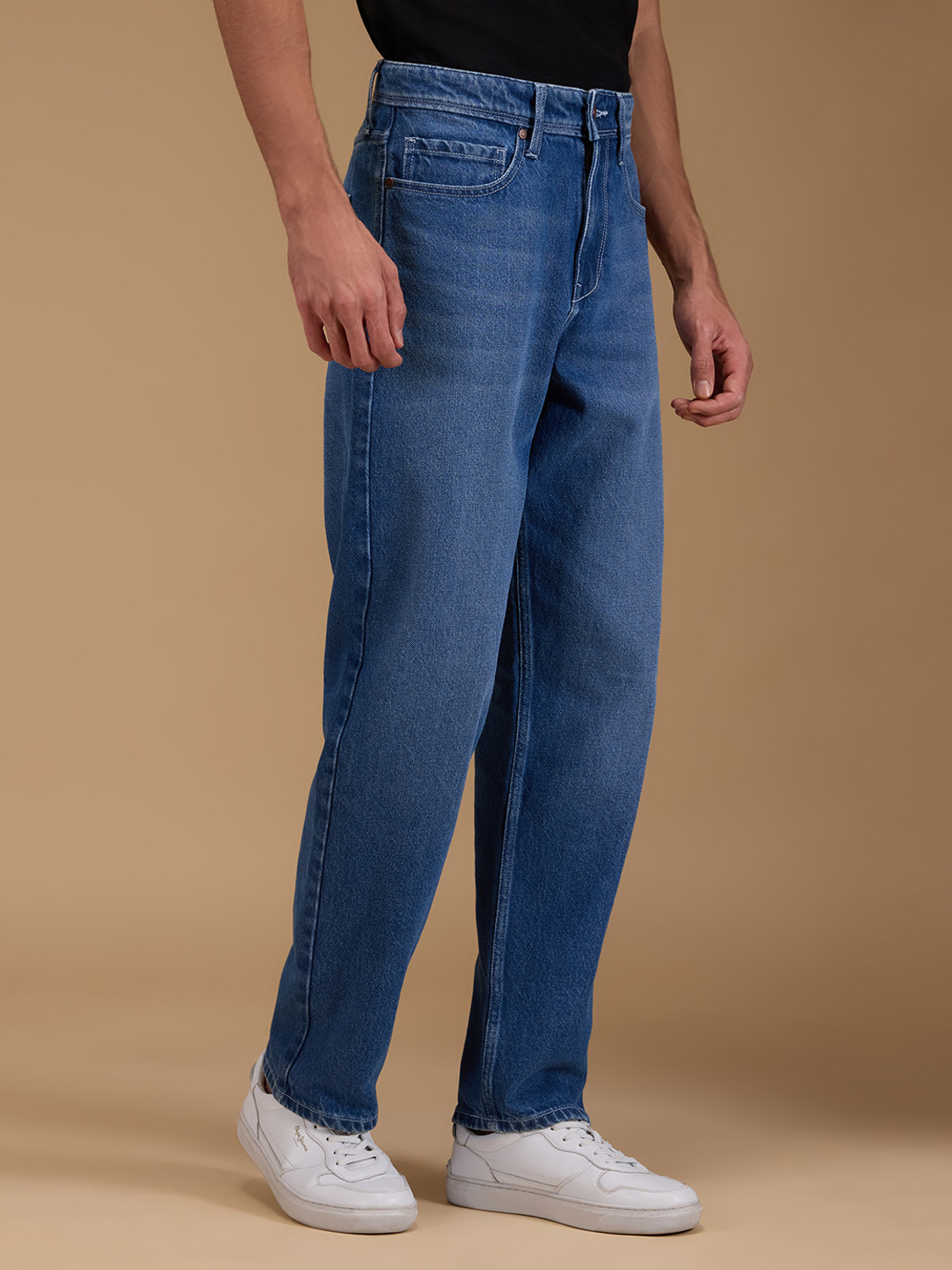 Image of Pepe Jeans Relaxed Fit Men Blue Jeans