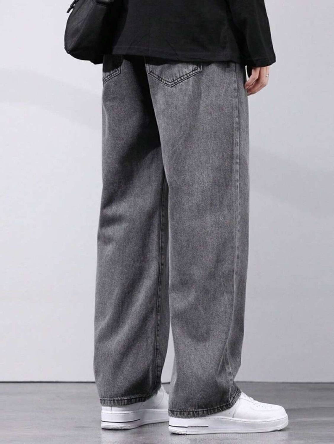 HOKER Loose Fit Men Grey Jeans - Image 2
