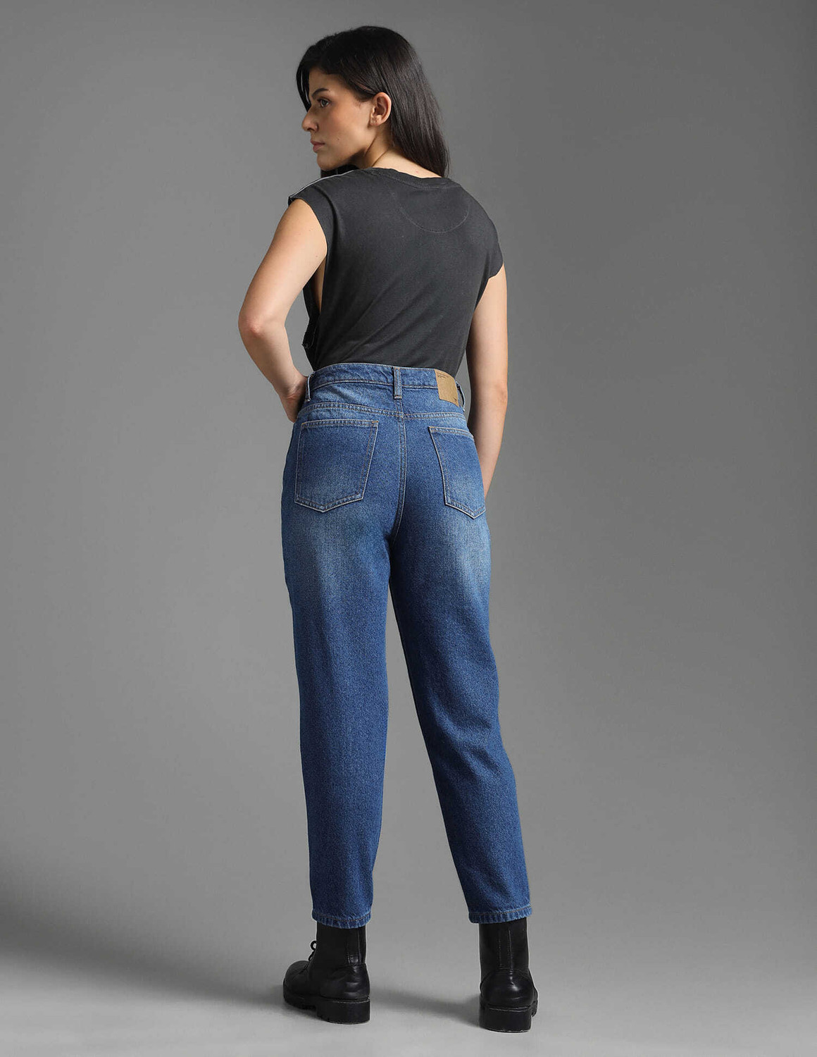 Image of FLYING MACHINE Regular Women Blue Jeans