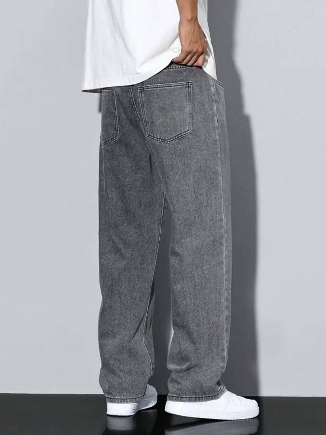 CABRRR Loose Fit Men Grey Jeans - Image 2
