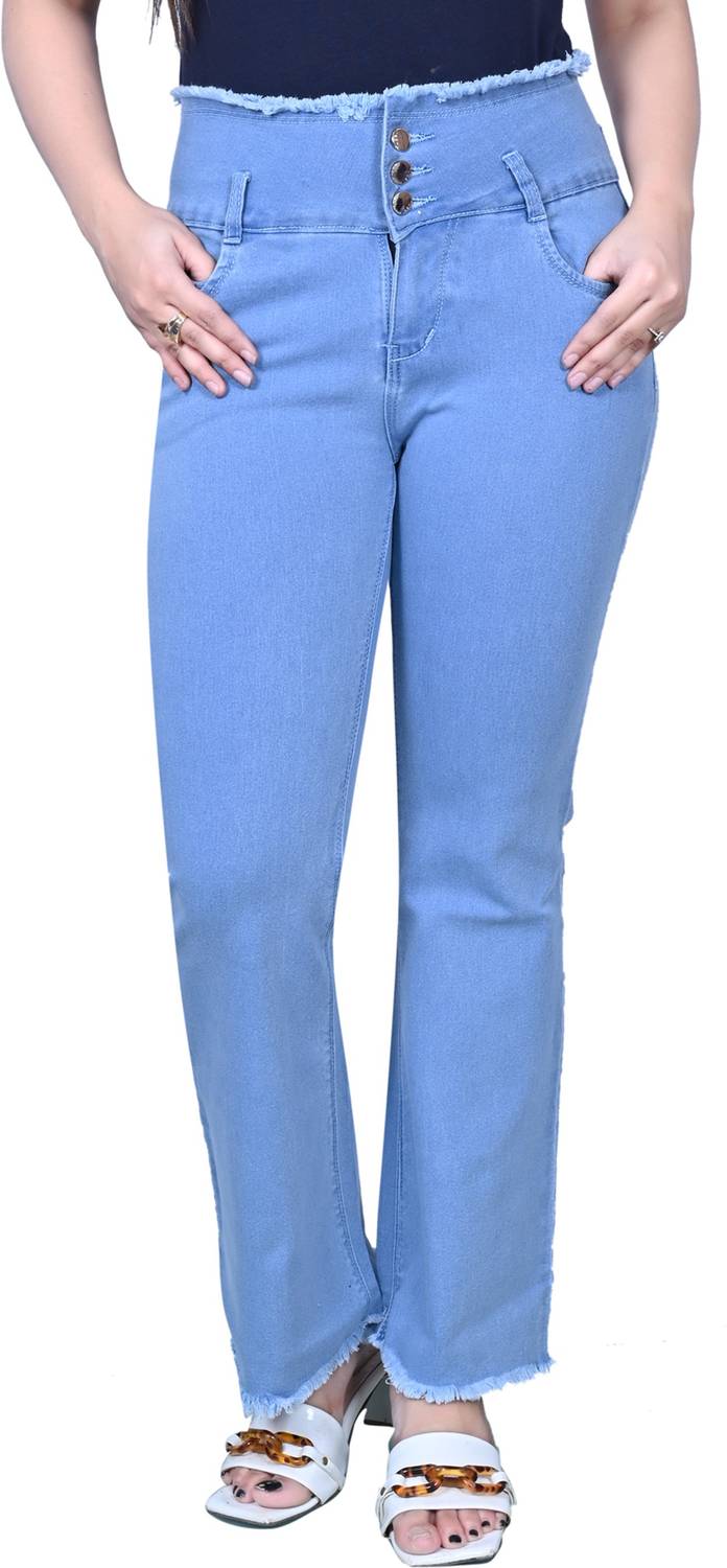 AADVI ENTERPRISE Boot-Leg Women Blue Jeans