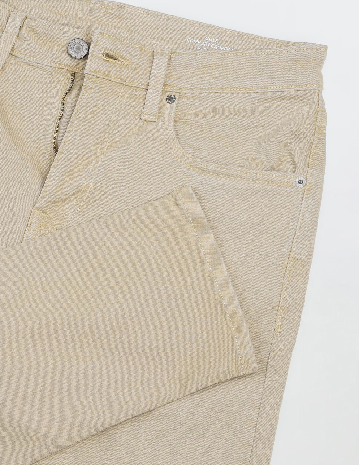 Image of U.S. Polo Assn. Denim Co. Regular Men Beige Jeans