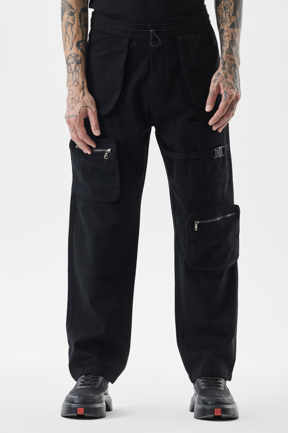 Image of Snitch Regular Men Black Jeans