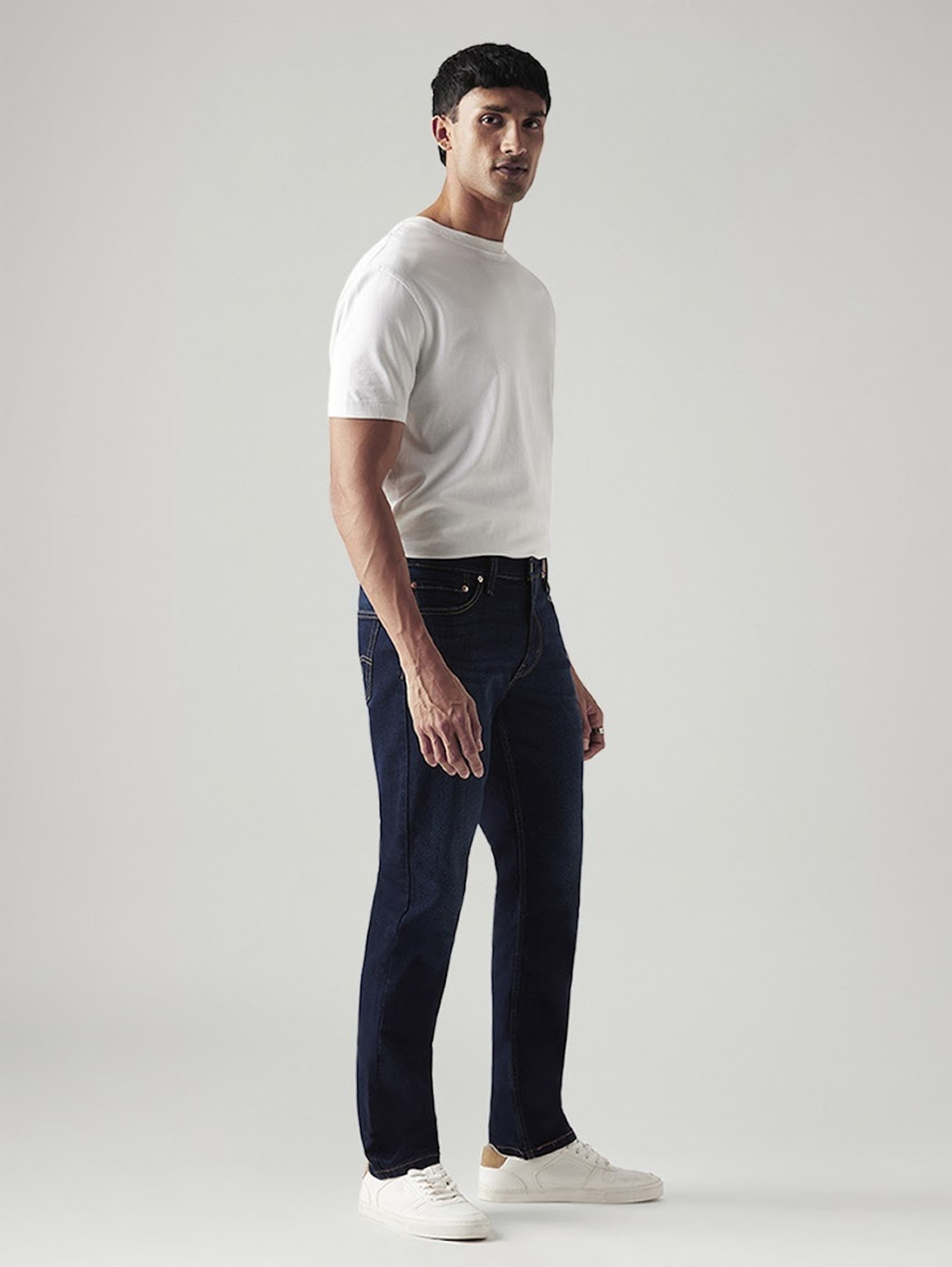 Image of LEVI'S Tapered Fit Men Dark Blue Jeans