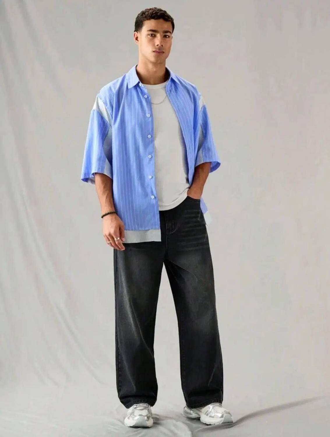 Yagan Baggy Fit Black Jeans - Image 4