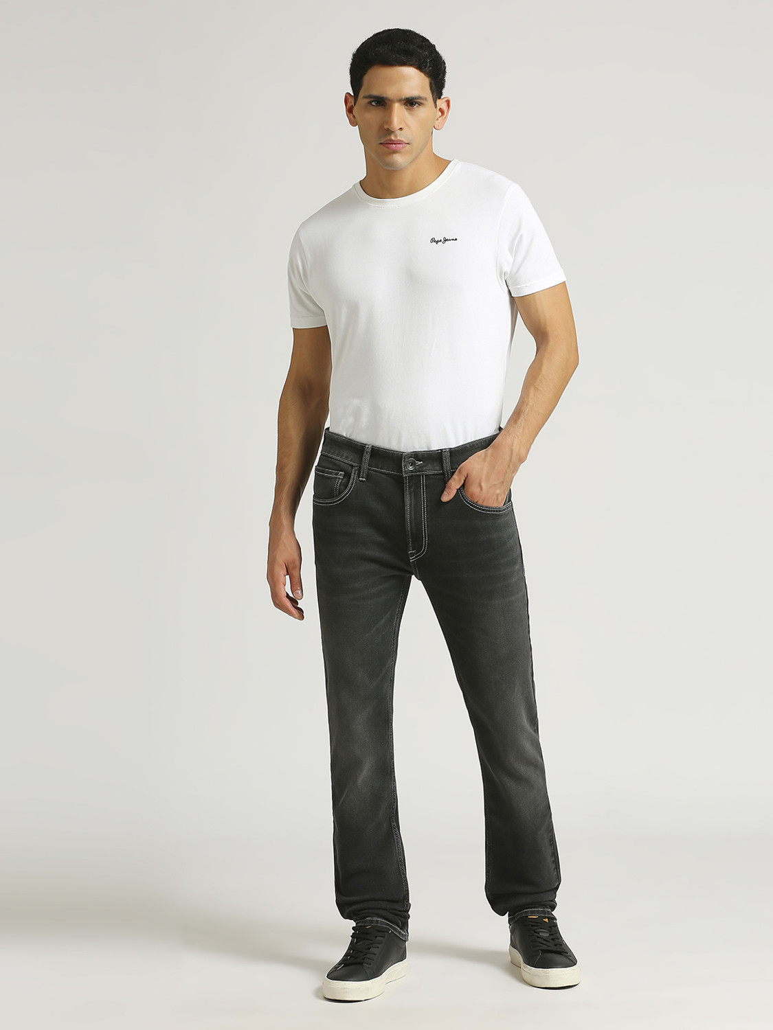 Image of Pepe Jeans Slim Men Dark Grey Jeans