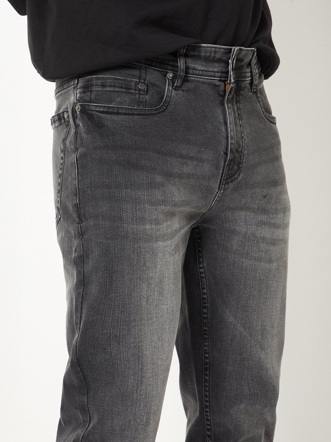 Image of MAX Regular Men Black Jeans