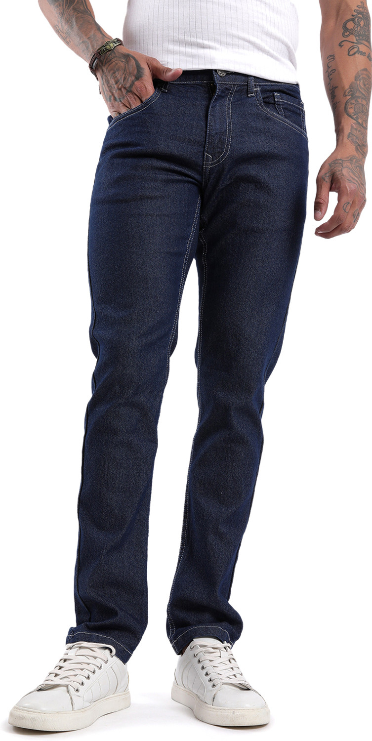 Image of WROGN Slim Men Blue Jeans