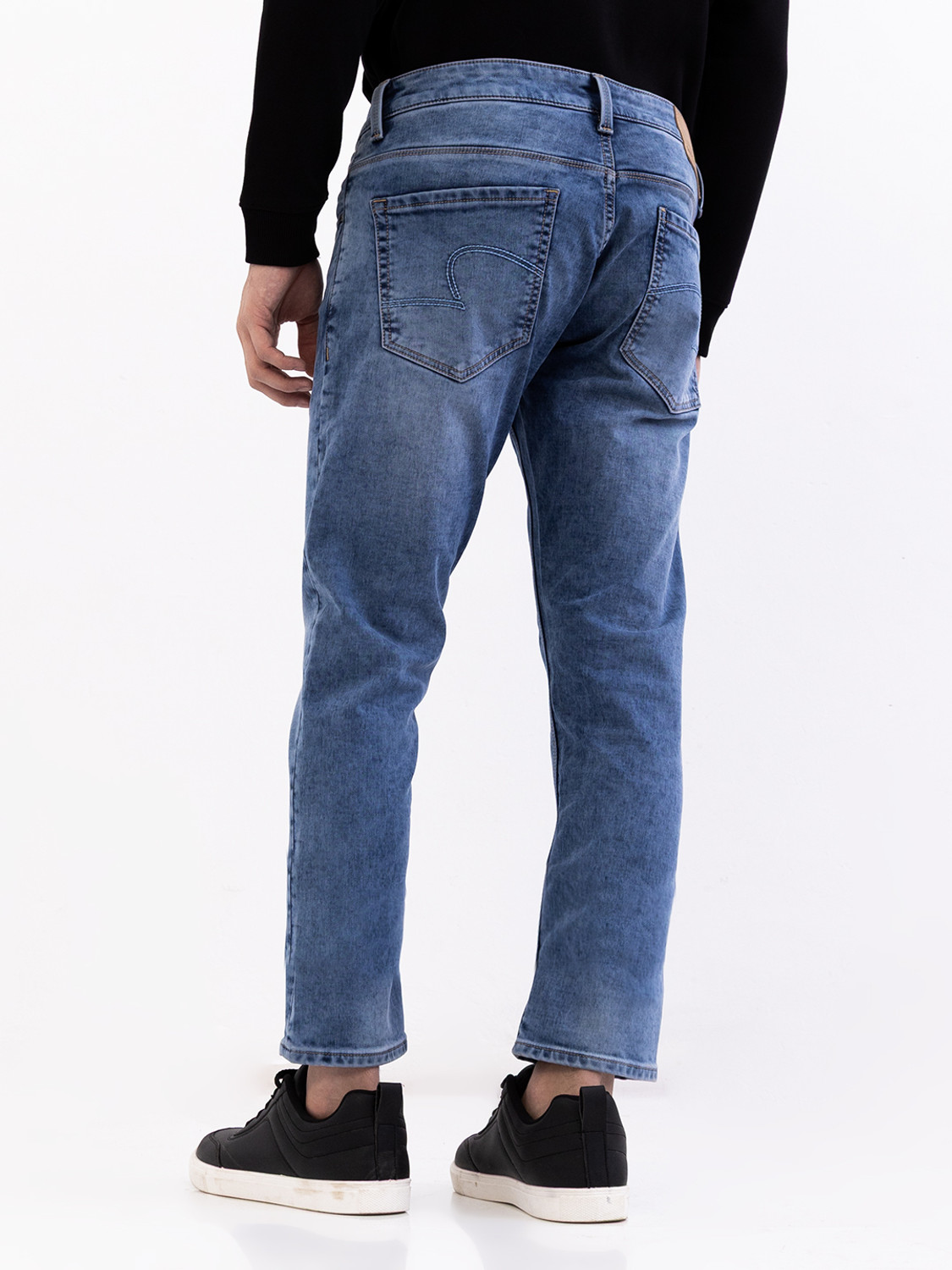 Image of Spykar Slim Men Blue Jeans