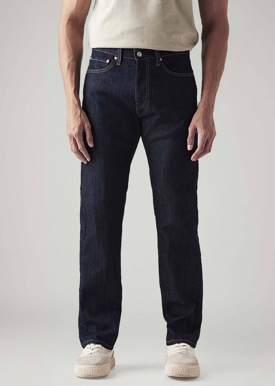 LEVI'S Straight Fit Men Dark Blue Jeans - Image 1