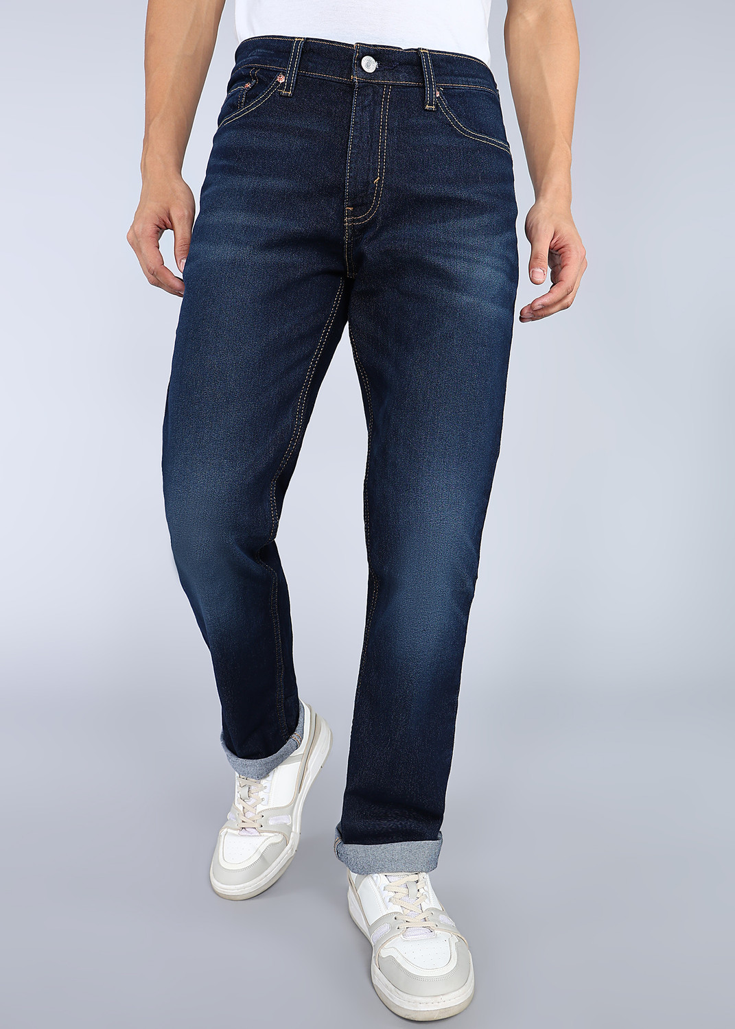 Image of LEVI'S Slim Men Dark Blue Jeans