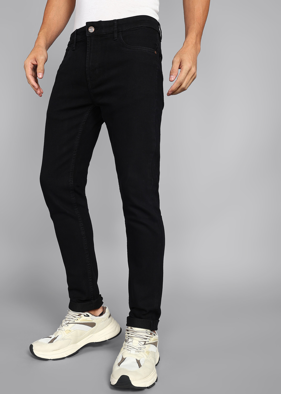Image of METRONAUT Skinny Men Black Jeans