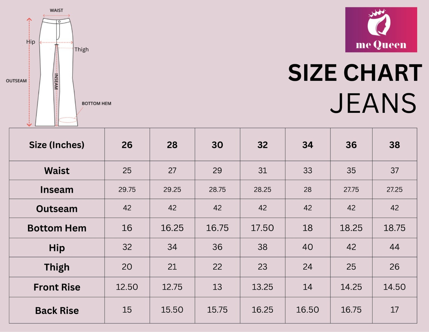 Image of me queen Loose Fit Women White Jeans