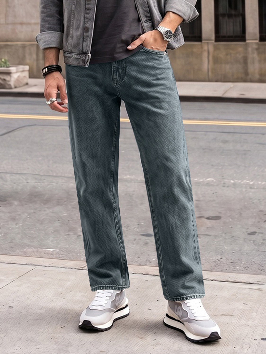 Urbano Fashion Relaxed Fit Men Light Blue Jeans