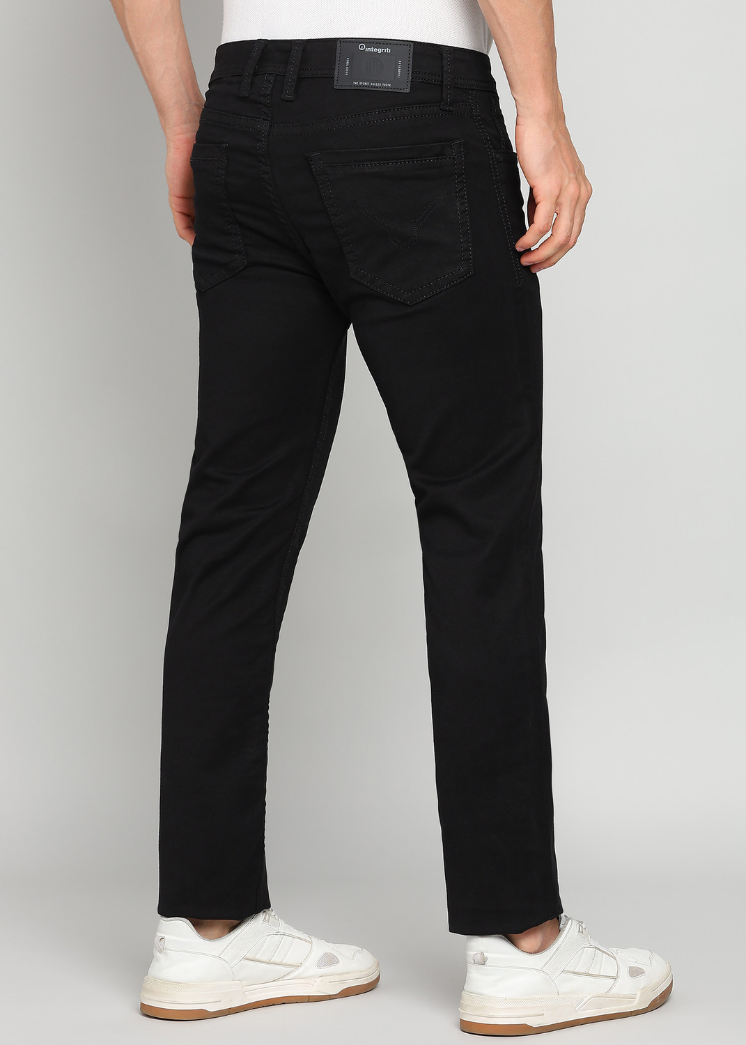Image of INTEGRITI Slim Men Black Jeans
