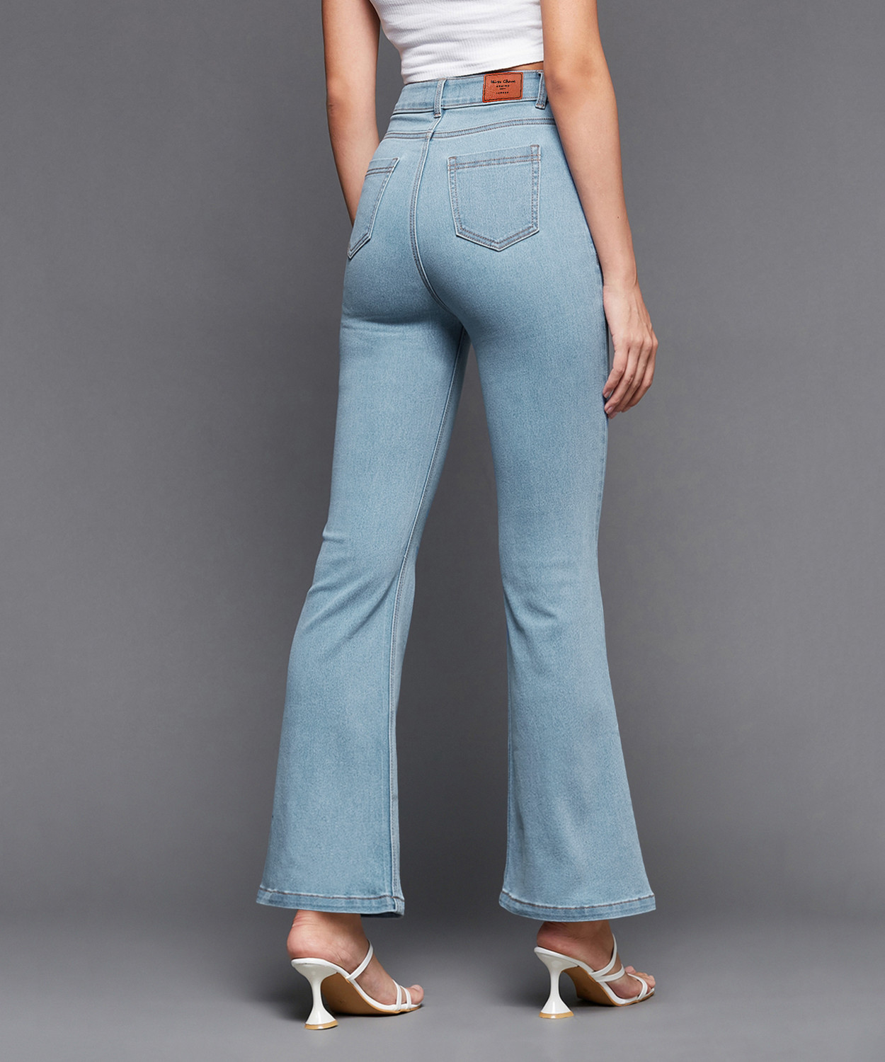 Image of Miss Chase Boot-Leg Women Blue Jeans