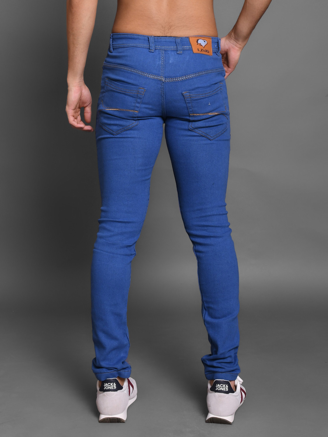 Image of Lzard Slim Men Light Blue Jeans