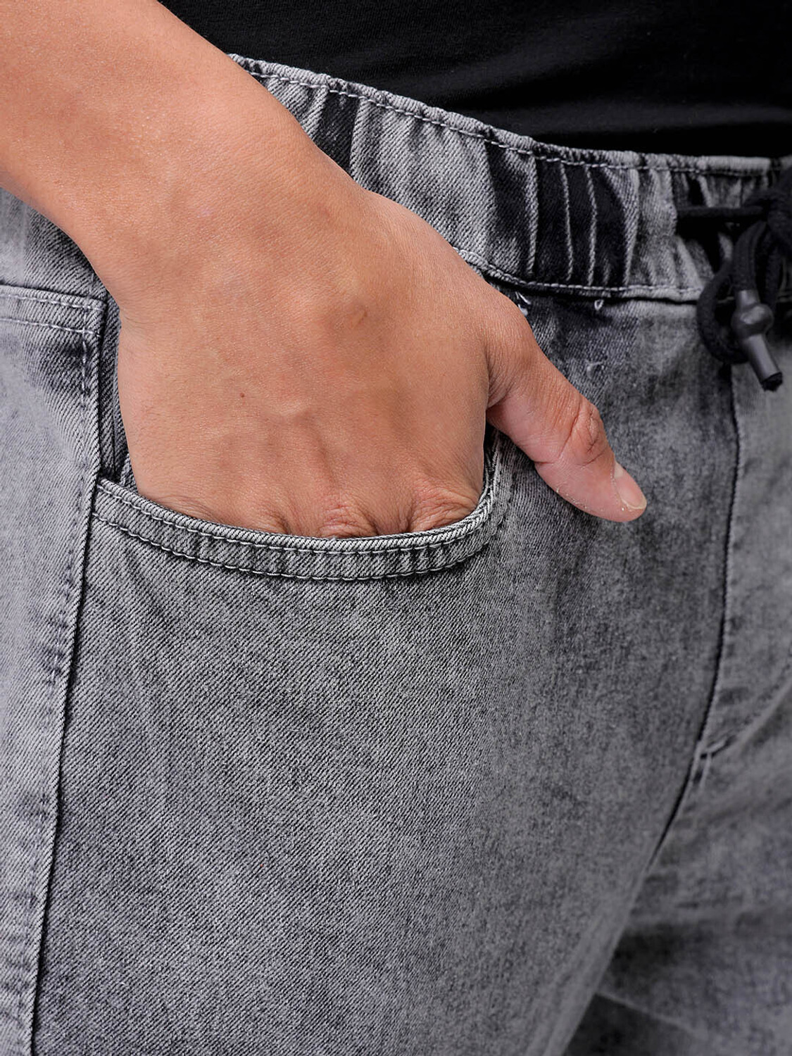 Image of The Indian Garage Co. Regular Men Grey Jeans