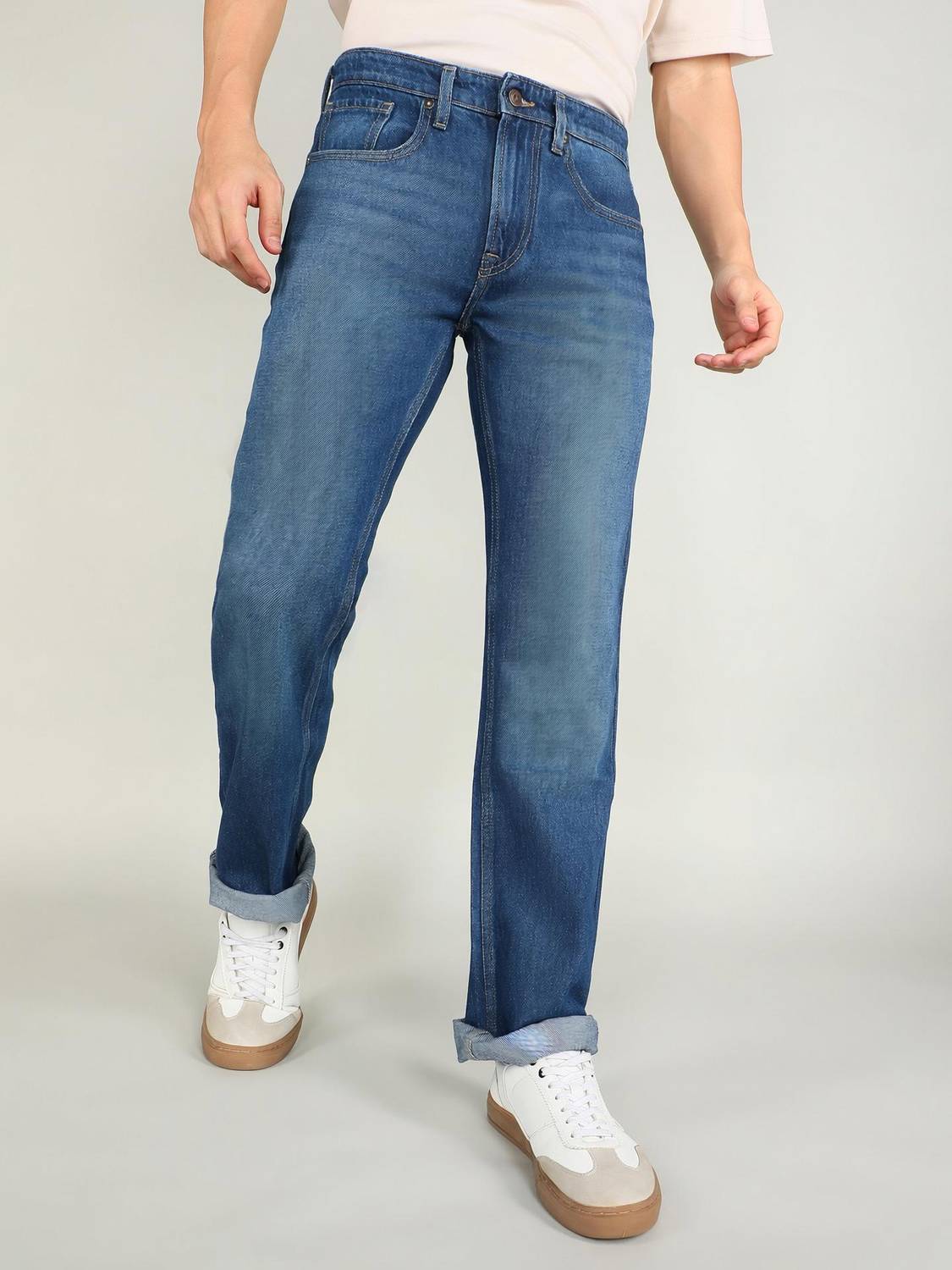 Pepe Jeans Straight Fit Men Blue Jeans - Buy Pepe Jeans Straight