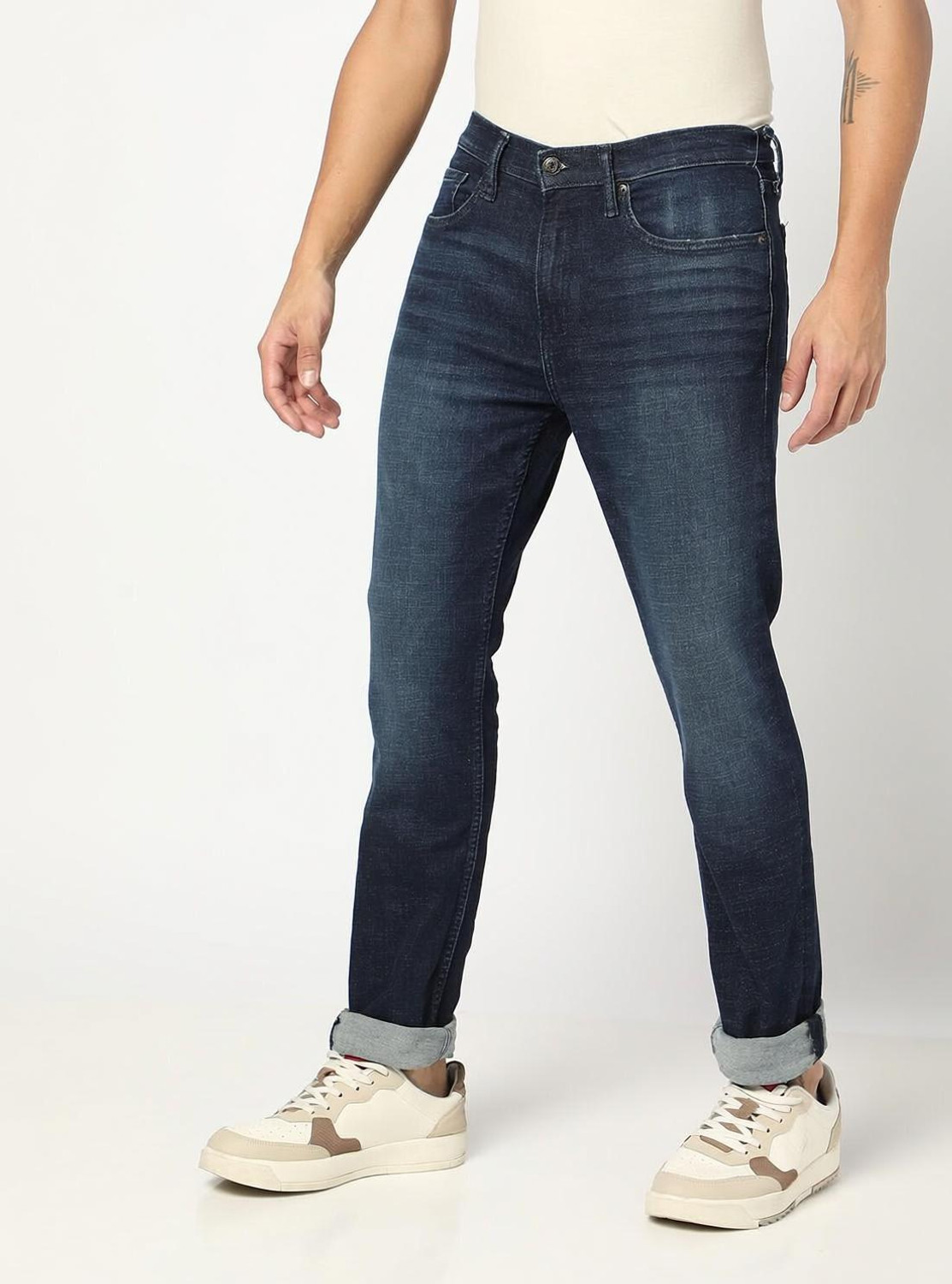 Image of GAP Skinny Men Dark Blue Jeans