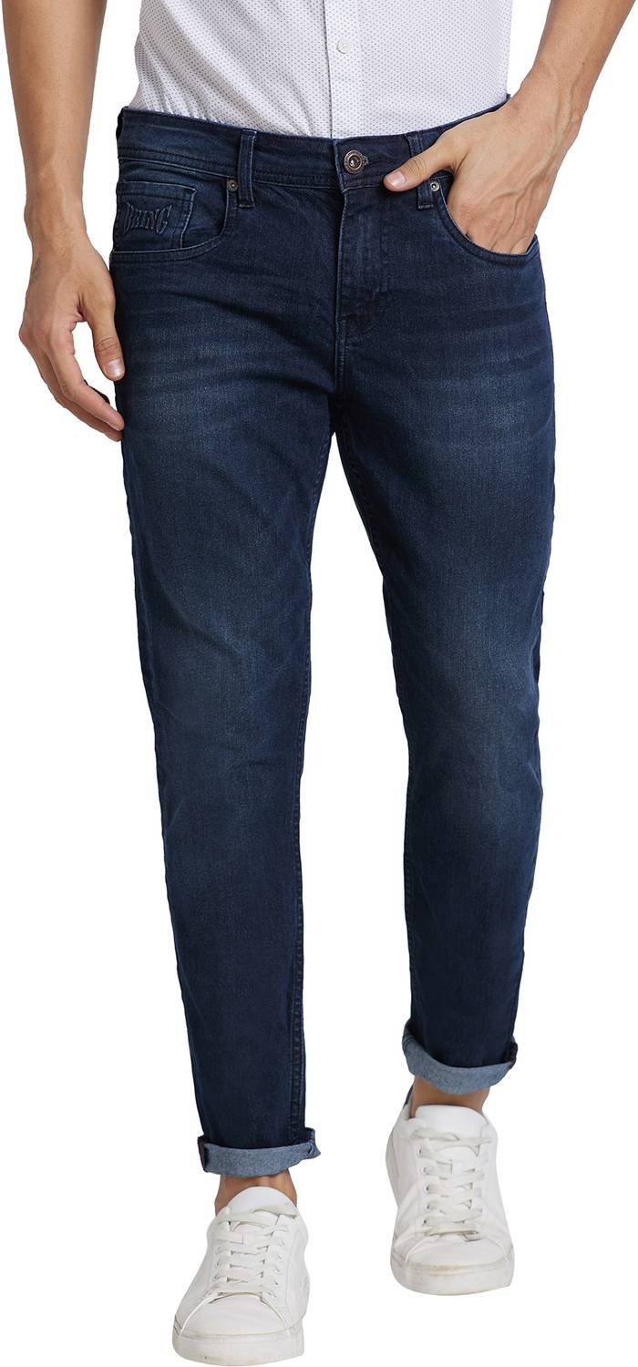 BEING HUMAN Slim Men Blue Jeans