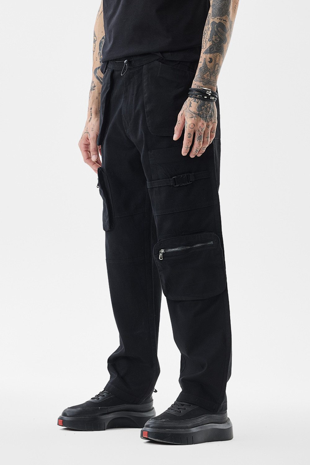 Image of Snitch Regular Men Black Jeans