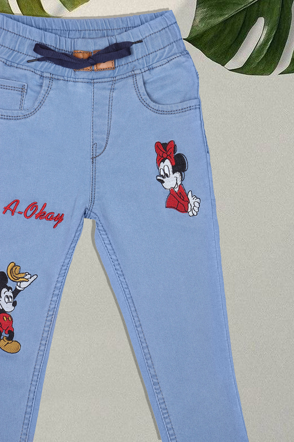 Image of F2M Slim Girls Light Blue Jeans