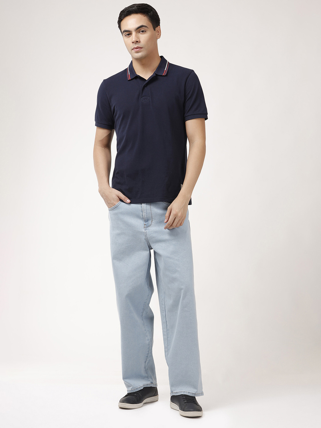 Image of Wrangler Loose Fit Men Blue Jeans