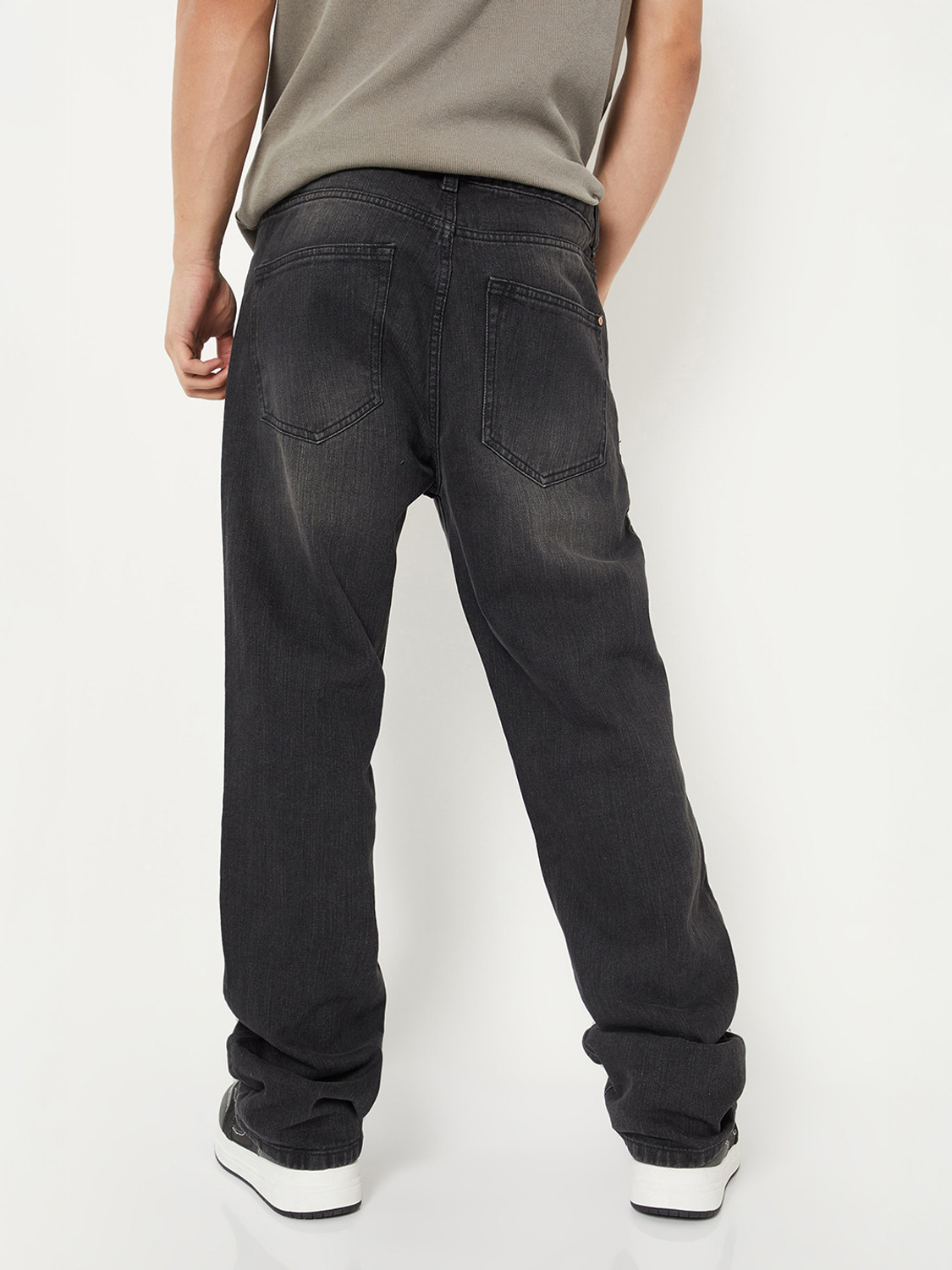 Image of MAX Regular Men Black Jeans