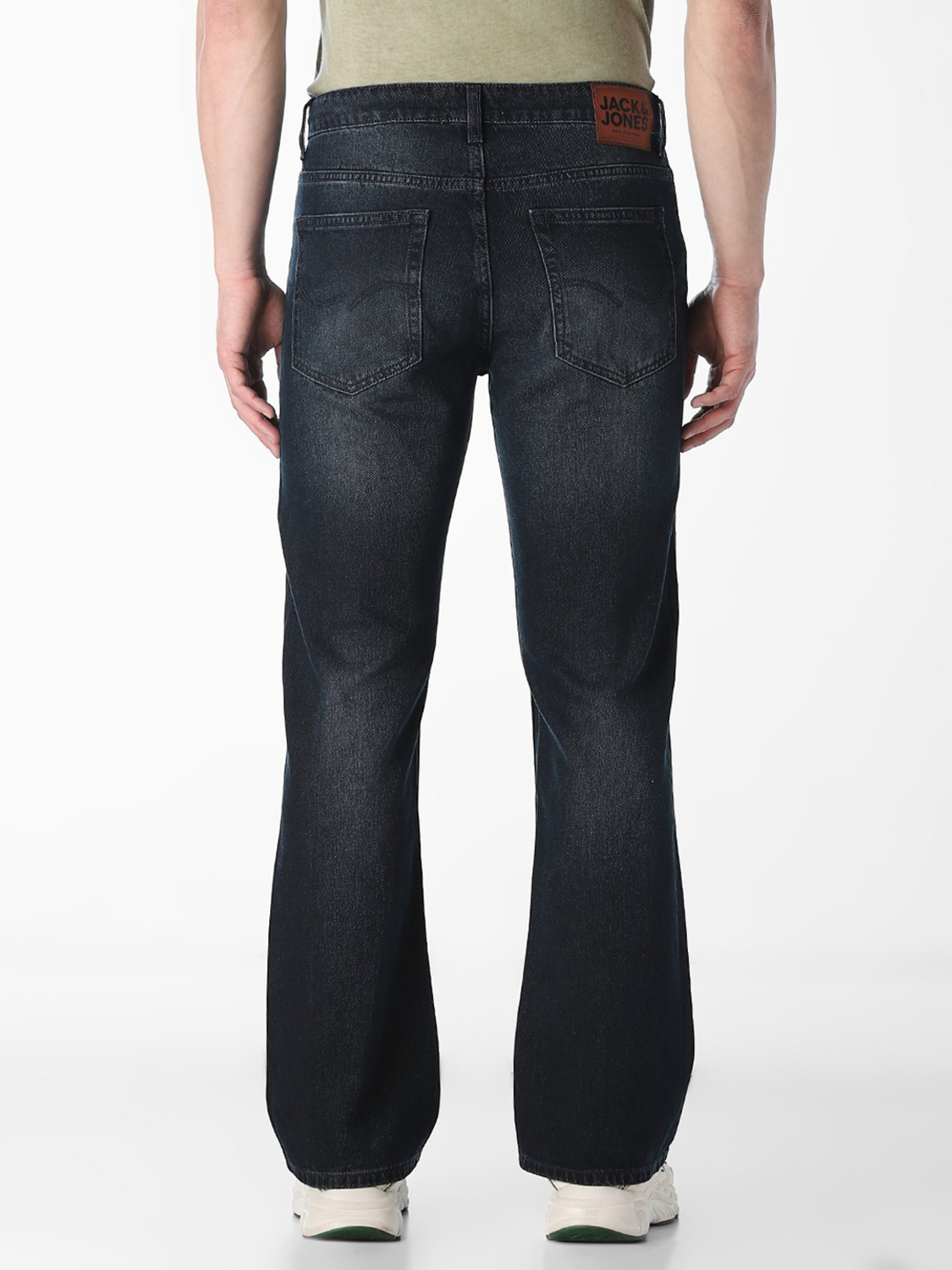 Image of JACK & JONES Boot-Leg Men Dark Blue Jeans