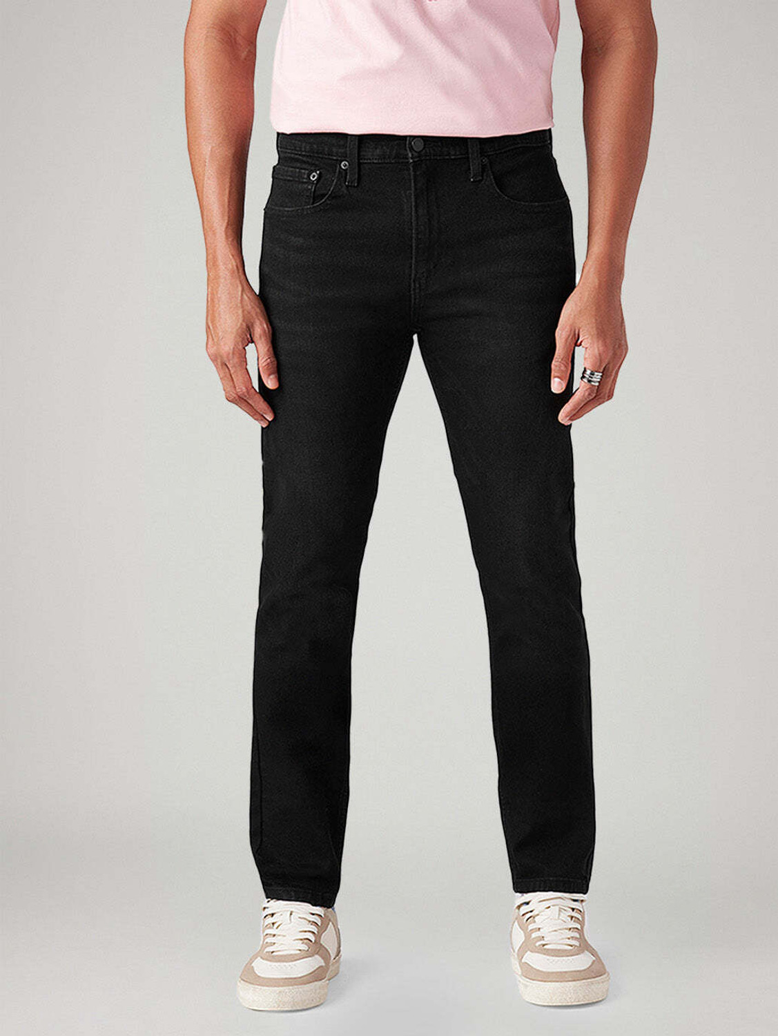 Image of LEVI'S Tapered Fit Men Black Jeans