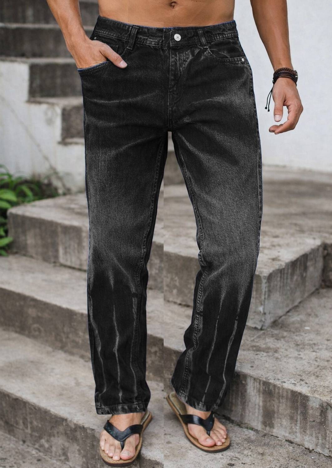 METRONAUT Straight Fit Men Multicolor Jeans - Image 3